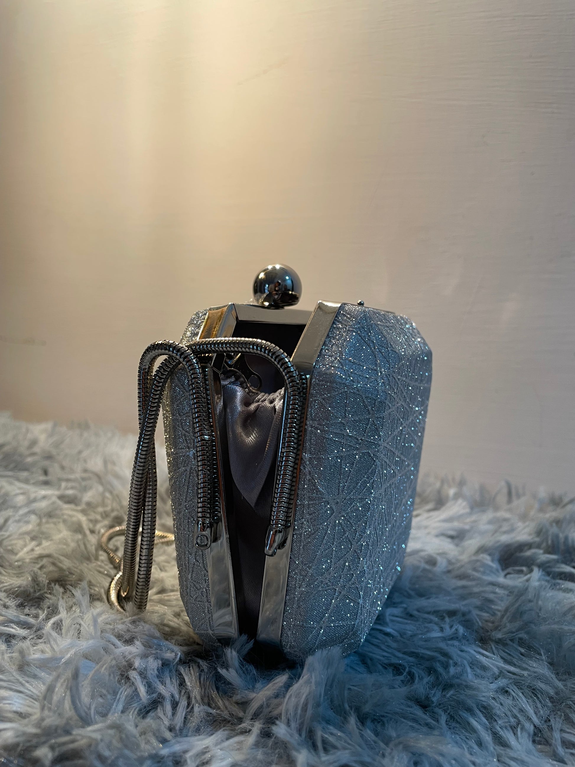 Mini Metallic Party Clutch