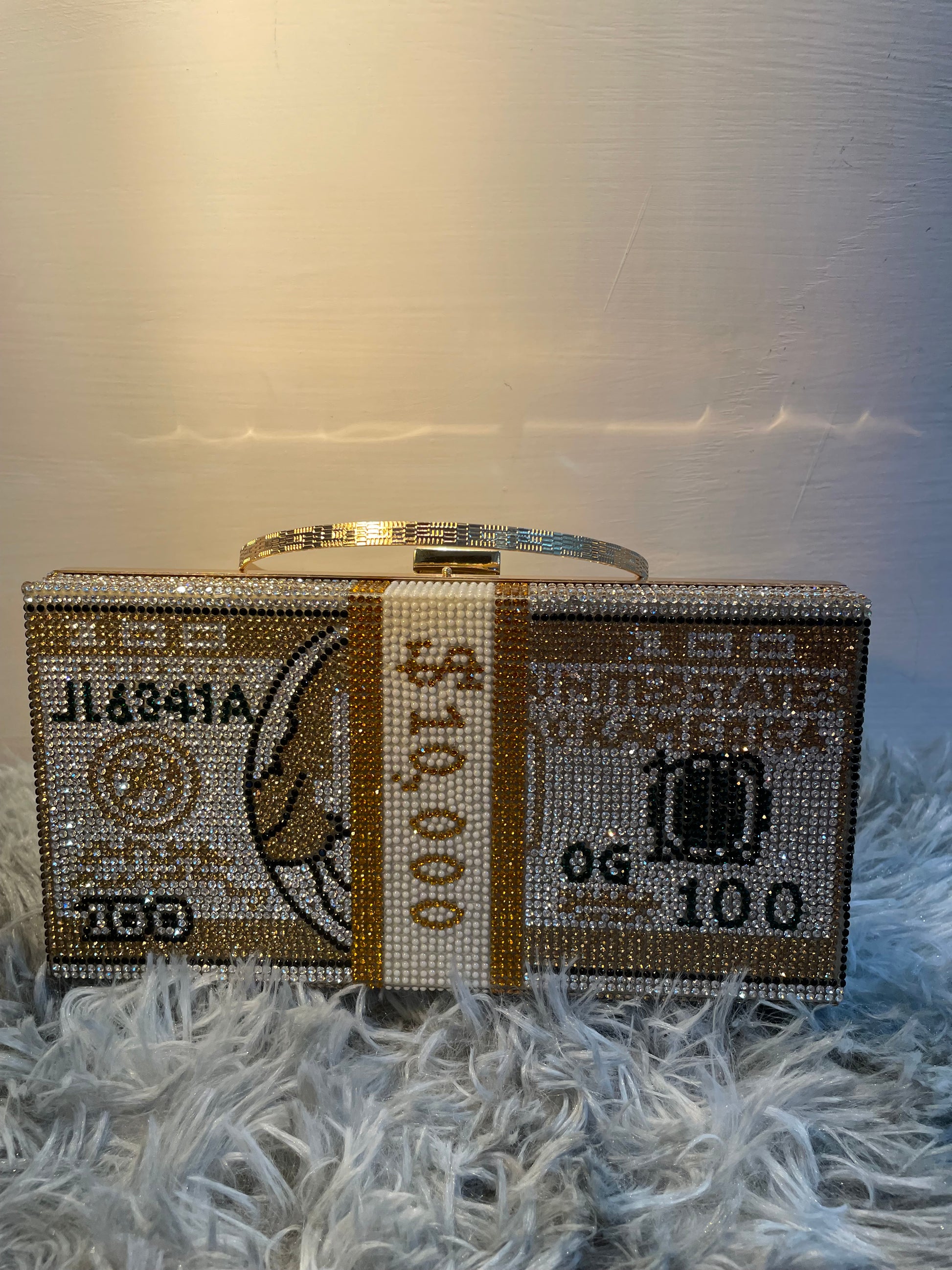 Dollar Clutch (Golden)