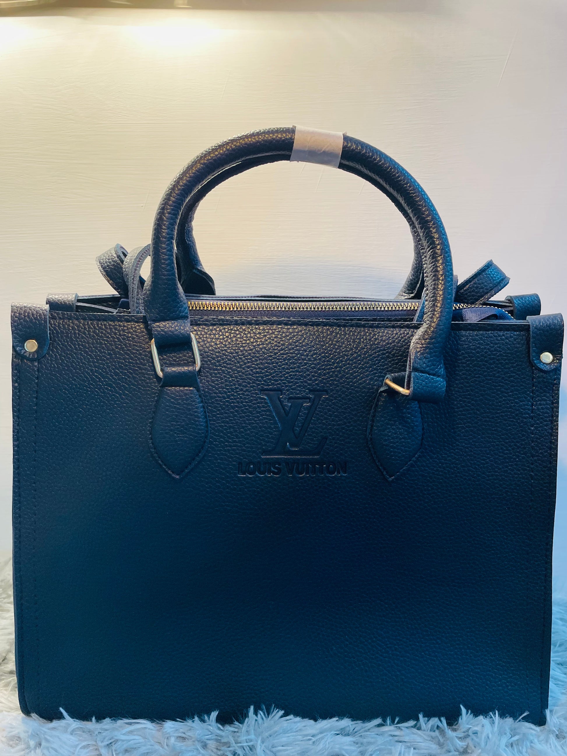 Timeless Elegance Black Tote – LV Inspired